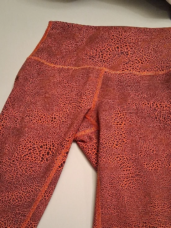 lululemon athletica Orange Textured Cropped Leggings - Picture 5 of 7